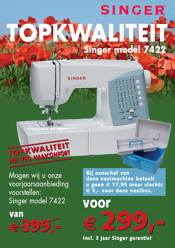 Singer Aanbieding